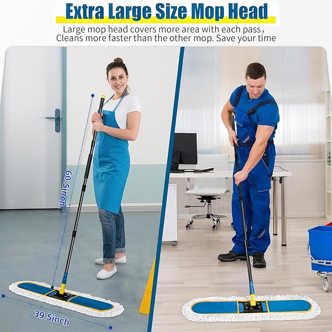 36" Commercial Dust Mop for Floor Cleaning - Image 2