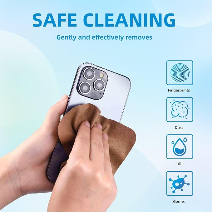 15 Pcs Glasses Cleaning Cloth Cleaner Wipes - Image 7