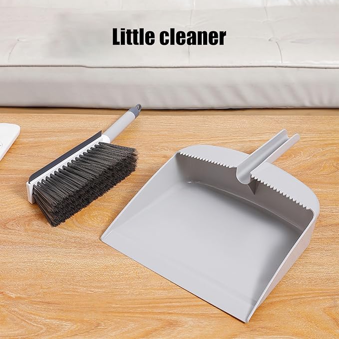 Broom with Dustpan Combo Set Dustpan and Brush Set Handheld Dustpans and Brush - Image 4
