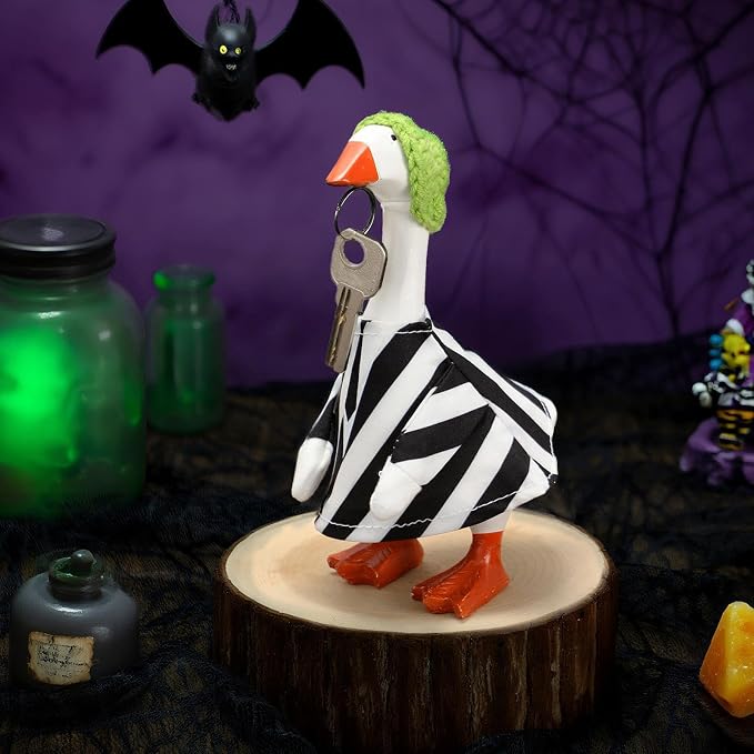 Abbylike Thanksgiving Mini Desk Goose Outfits 7 Inch Magnetic Silly Goose - Image 4
