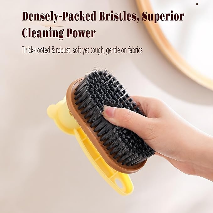Little Bear Rotating Multi Functional Laundry Brush, Extended Bristle Cleaning - Image 7