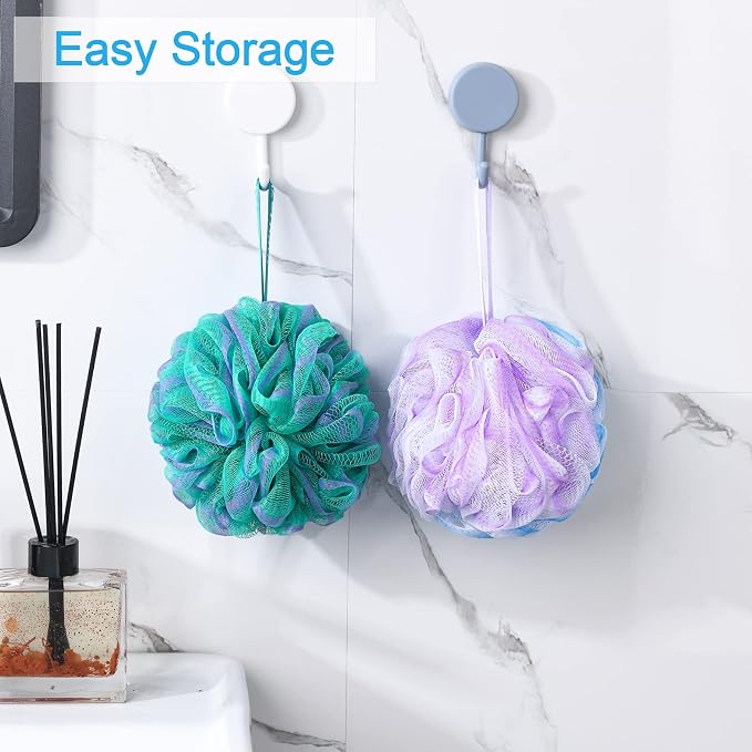 AmazerBath Loofah Sponge 75g/Piece, Exfoliating Bath Sponge Body Scrubber - Image 7