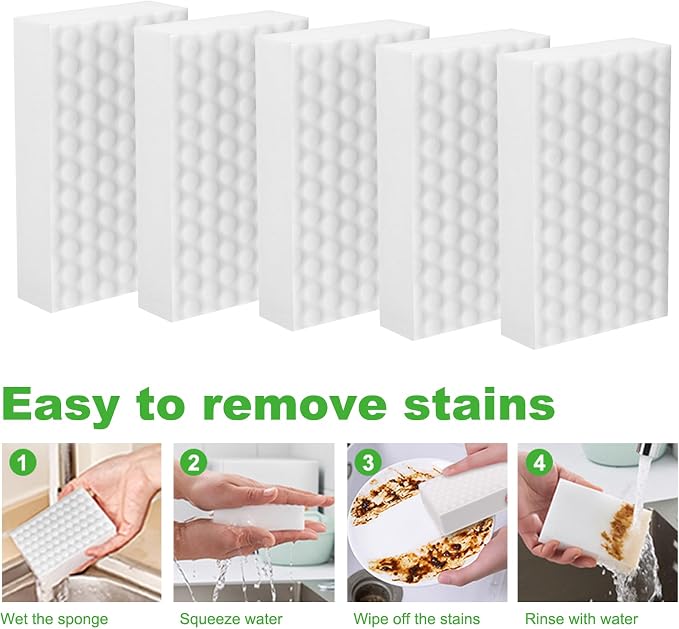 10 Pcs Magic Sponge Eraser Sponges - Image 4