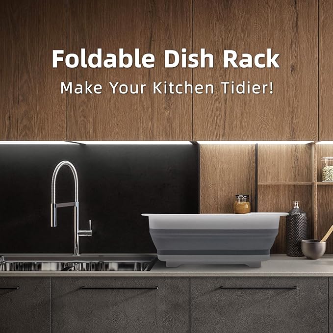 THANSTAR Collapsible Dish Drying Rack - Image 2