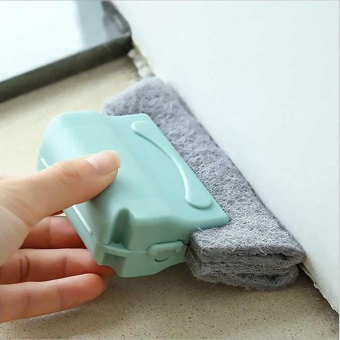 Joyzan Window Groove Cleaning Brush, Magic Sliding Door Track Cleaner Handheld - Image 3