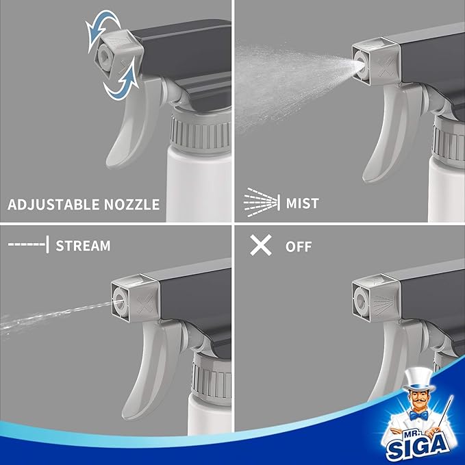 MR.SIGA 24 oz Empty Plastic Spray Bottles - Image 6