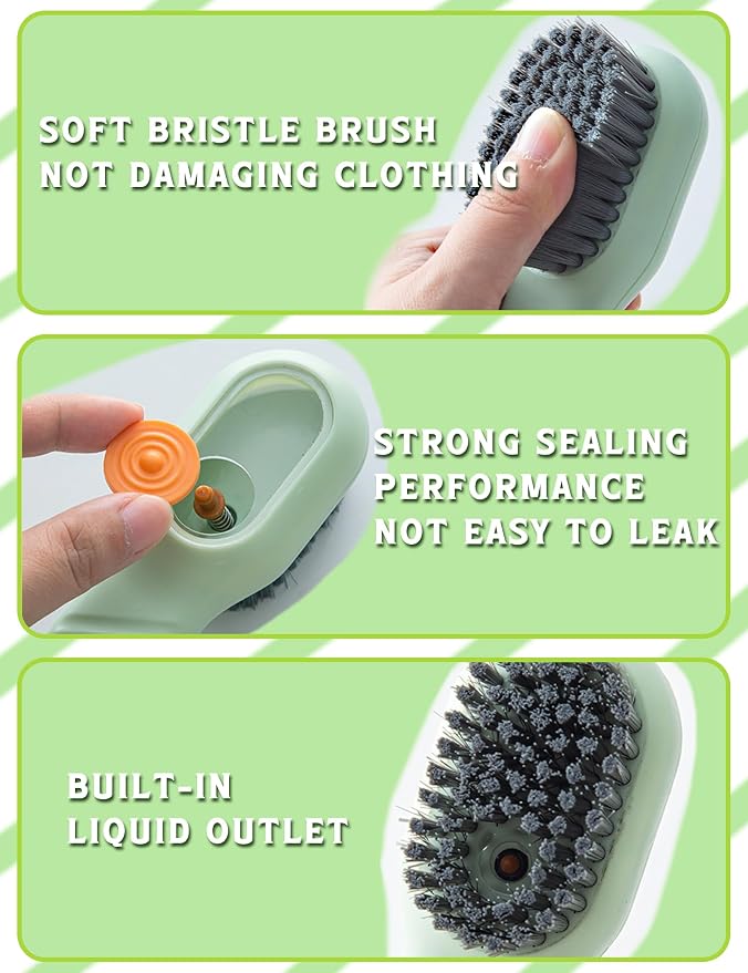 Soap Dispenser Scrub Shoe Brushes - Image 3