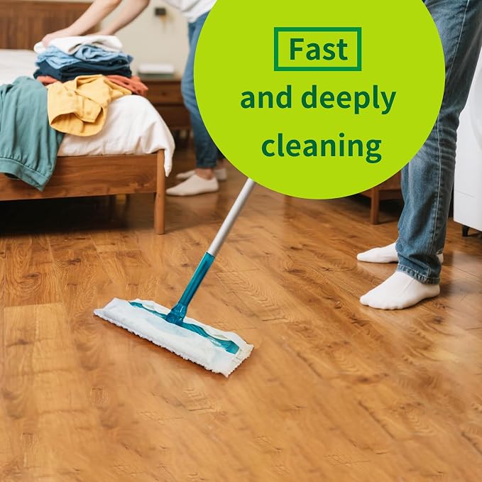 Dr.Easy Microfiber Dry Sweeping Cloths, 36ct Disposable Mopping Pads Refil Pack - Image 2