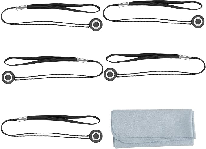 ChromLives 5 Pack Lens Cap Leash Lens Cap Keeper Holder by ChromLives