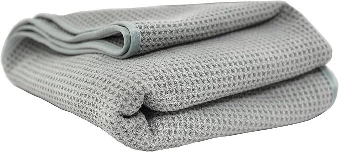 Chemical Guys Waffle Weave Gray Matter Microfiber Drying Towel by ChemicalGuys