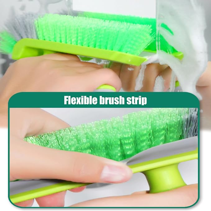 Heavy Duty Corner Cleaning Tool Flexible Bristles Storage Hole Comfort Grips - Image 8