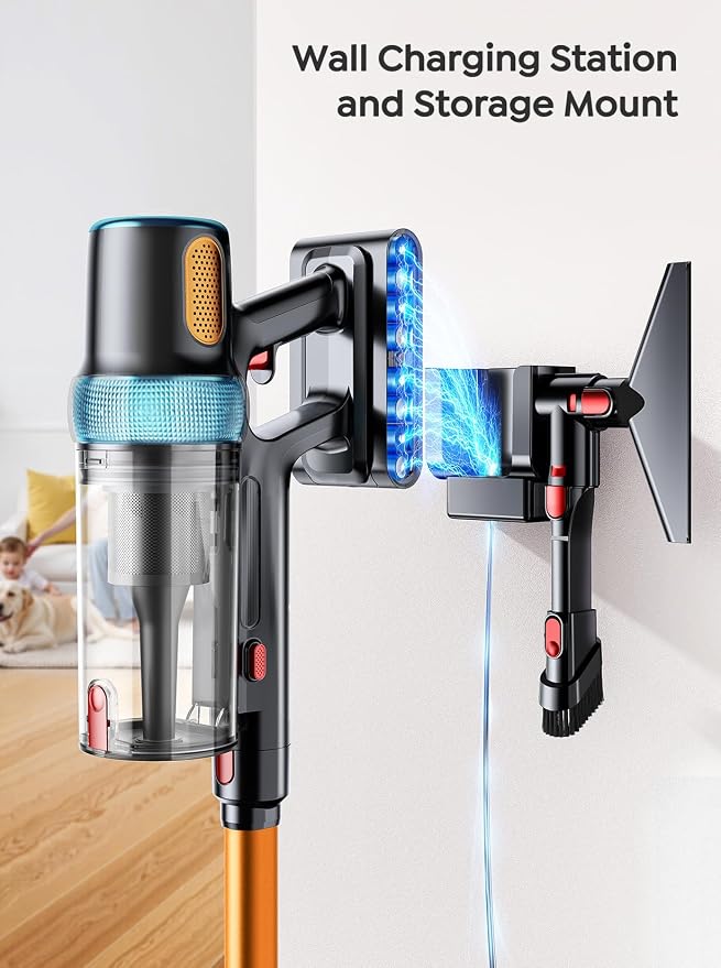 Cordless Vacuum Cleaner, 650W 55KPA 70Mins Vacuum Cleaners - Image 6