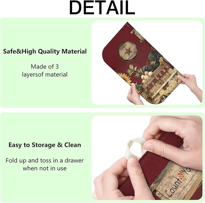 Dish Drying Mat Drainer Pads - Image 4