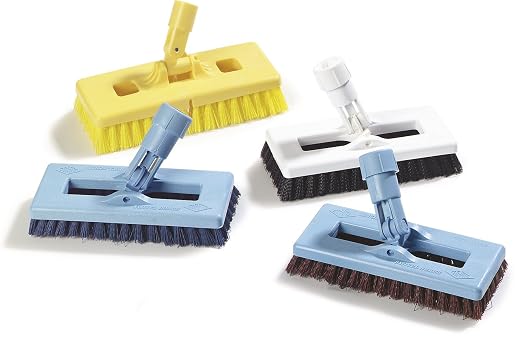 SPARTA 363883103 Plastic Block Swivel Scrub Brush, Polyester Bristles - Image 3