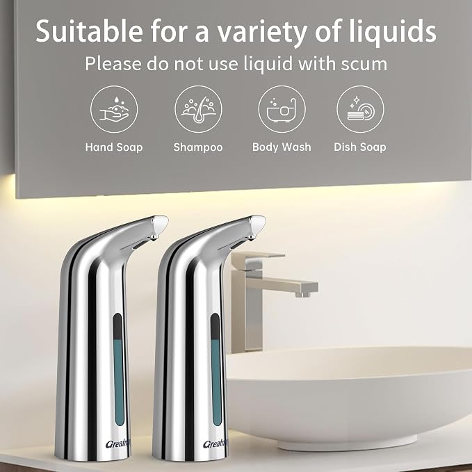 Convenient Automatic Soap Dispenser, 4 Adjustable Levels Touchless Hand - Image 5