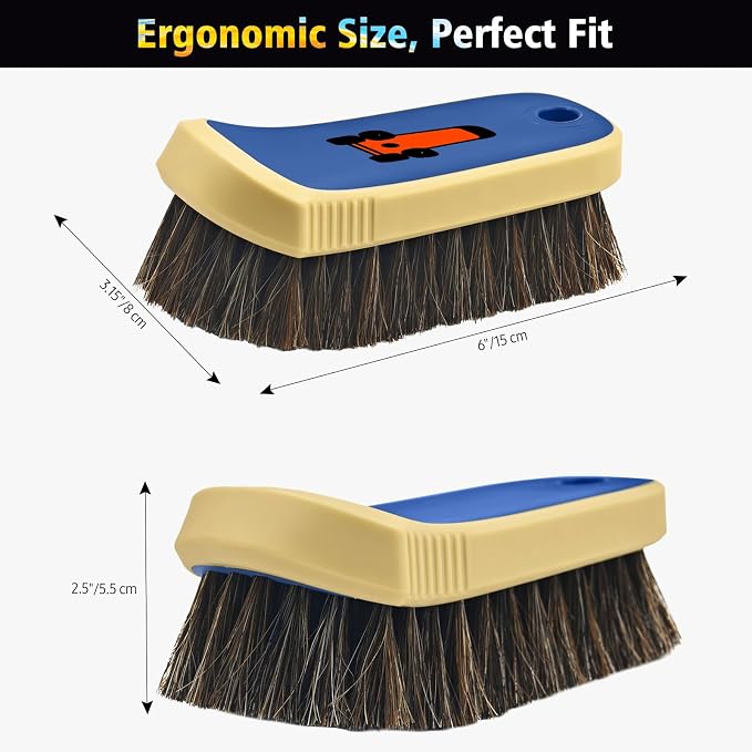 YeewayVeh Horse Hair Leather Cleaning Brush - Image 7