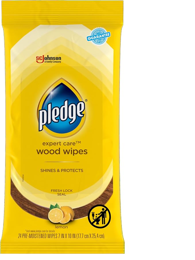 Pledge Expert Care Wood Cleaner and Polish Wipes and Spray - Image 2
