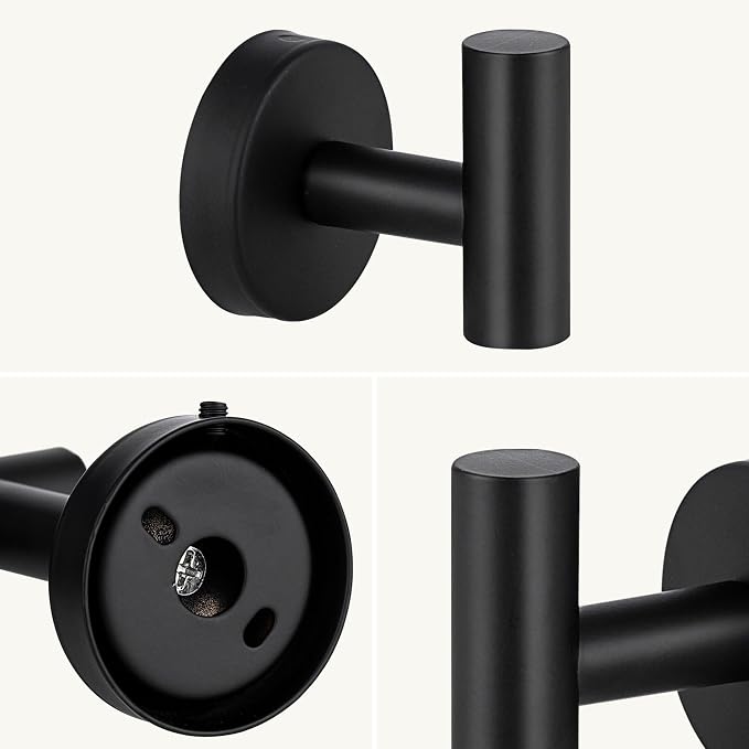 Towel Hooks, SUS 304 Stainless Steel Hooks, Heavy Duty Door Hanger Towel Robe - Image 5
