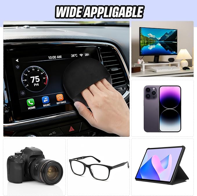 4 Pcs Car Screen Cleaner Car Touch Microfiber Screen Cleaner Cloth Cleaning - Image 5