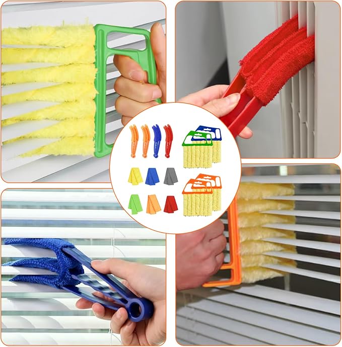 8pcs Window Venetian Blind Cleaner Duster Tool, Blind Duster - Image 7