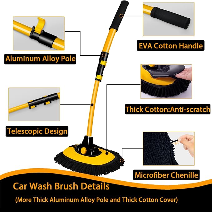 15° Curved Car Cleaning Brush - Image 3