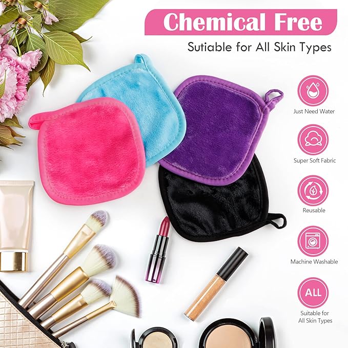 Orighty Makeup Remover Cloths 12 Pack, Makeup Removal Face Cleansing Cloth - Image 3