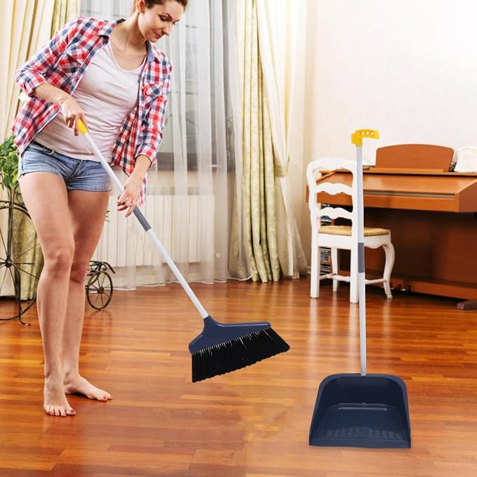 Soft Bristle Broom and Dustpan Set - Image 4