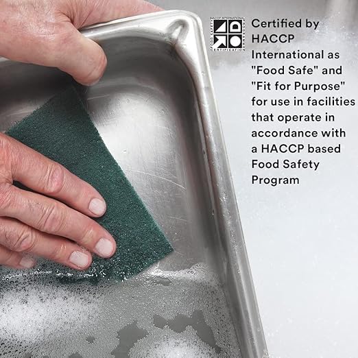 3M Scouring Pad 96-20, 20 Pads, 6” x 9”, General Purpose Cleaning, Food Safe - Image 7
