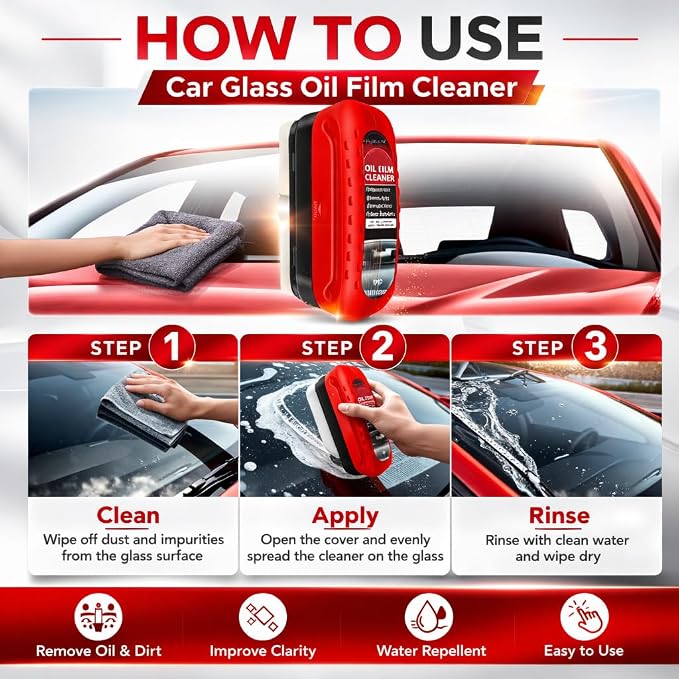 2 Pack Automotive Oil Film Cleaning Brush - Image 4