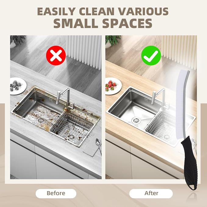 SXhyf Hard Bristle Crevice Cleaning Brush - Image 3