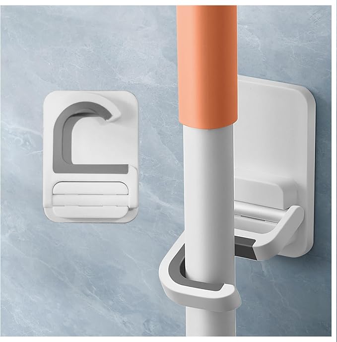 1 Pack Broom and Mop Holder Wall Mount No Drill，Mop and Broom Gripper，Broom by Unknown