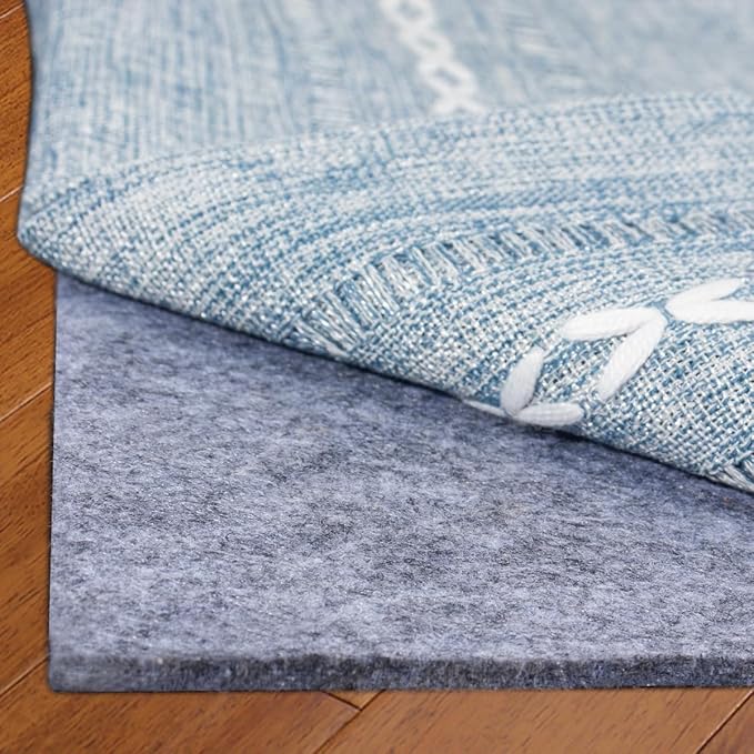 Extra Large Area Rug Cushioned Carpet Pad, 3x5 Ft, Thick Felt Pad by TUOTPE