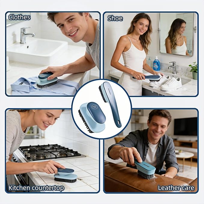 Ergonomic Shoe & Clothing Brush Set - Image 7
