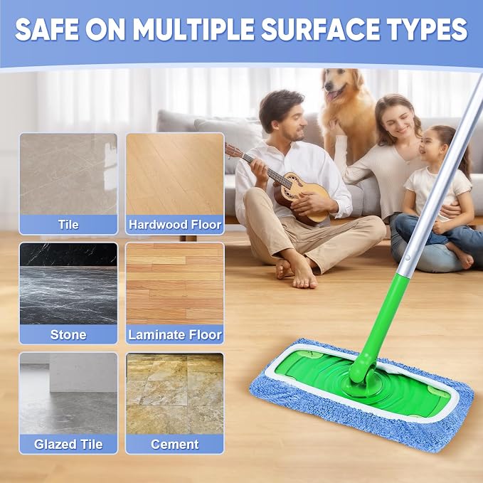 6-Pack Reusable Mop Pads Compatible - Image 6