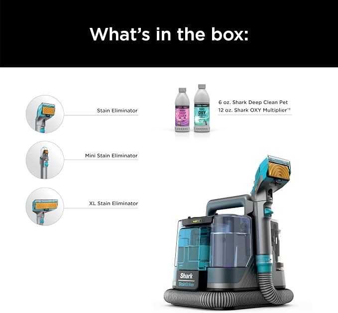 Shark StainStriker HairPro Portable Carpet, Upholstery & Area Rug Cleaner - Image 9