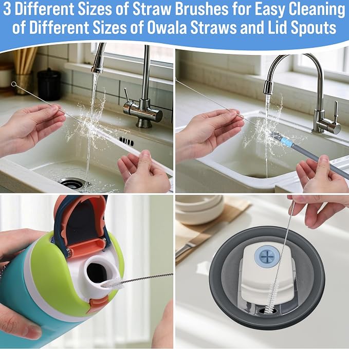 XANGNIER 5 Pcs Water Bottle Cleaner Brush Set - Image 5