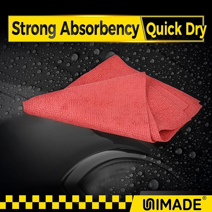 Shop Towels, 100 Pack Commercial Grade Work Rags Microfiber Towels - Image 4