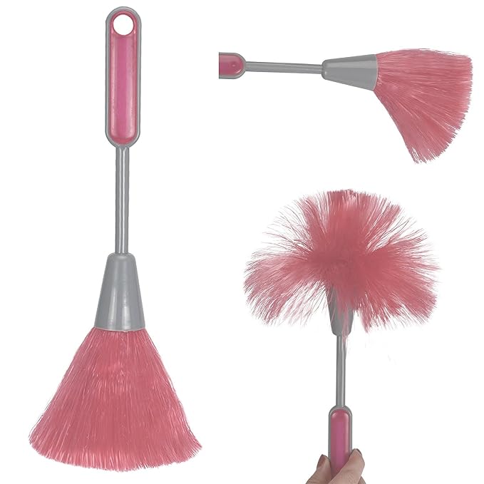 WOVTE 3 Pack Fluffy Microfiber Delicate Kitchen Duster Laptop Keyboard Brush - Image 3