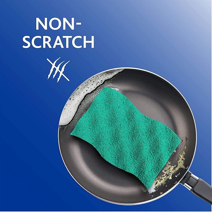 O-Cedar Scrunge Non-Scratch Scrub Sponge Multi-Use, All-Purpose, Odor-Resistant - Image 2