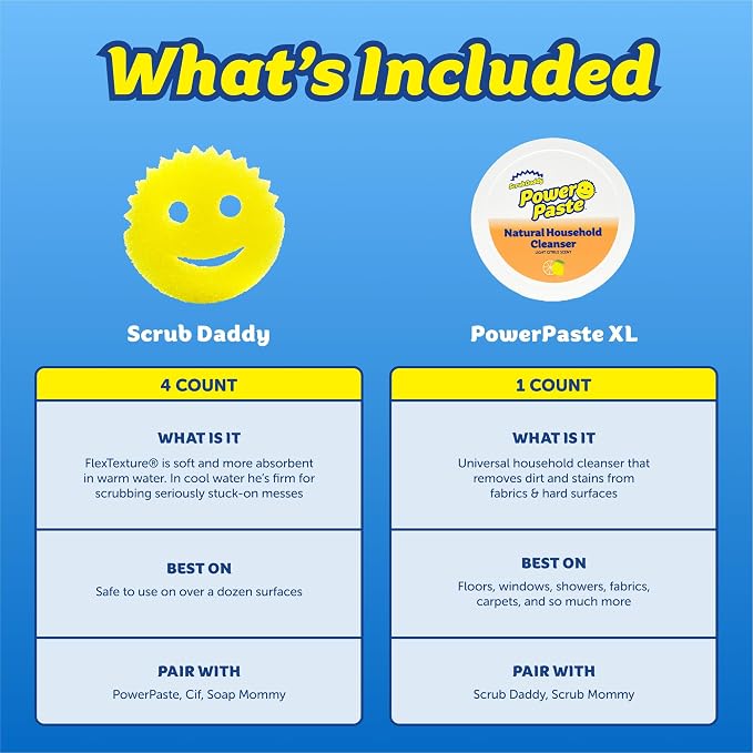 Scrub Daddy Sponges & PowerPaste XL Value Pack - Image 2