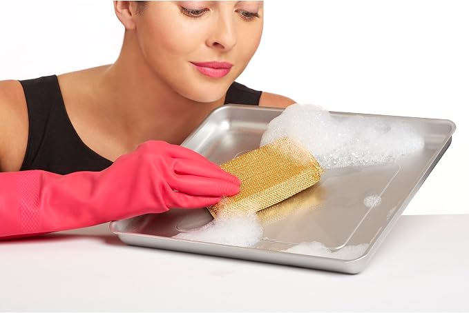 Casabella Sparkle Scrub Sponge Set Absorbent Sponges - Image 4