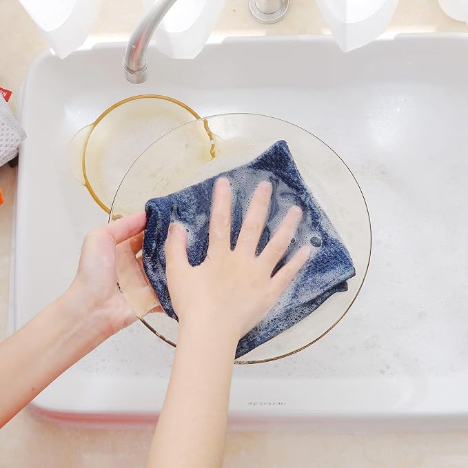Homaxy 100% Cotton Waffle Weave Kitchen Dish Cloths, Ultra Soft Absorbent Quick - Image 5
