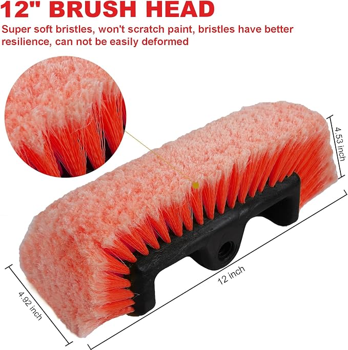 Car Wash Brush with Long Handle - Image 3