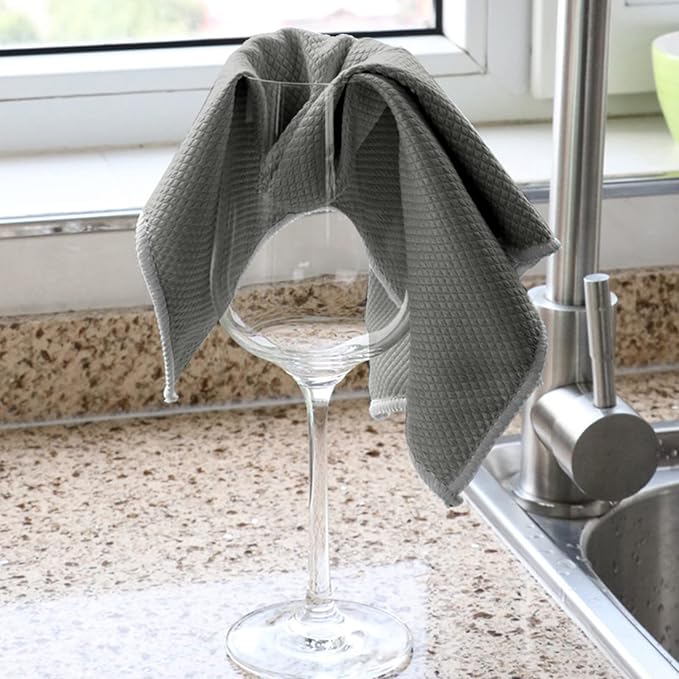 SINLAND Microfiber Glass Cleaning Cloths - Image 5
