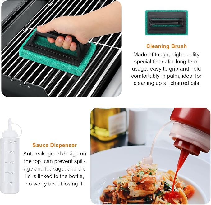 8-Piece Griddle Accessory Kit – Premium Stainless Steel Tools - Image 5