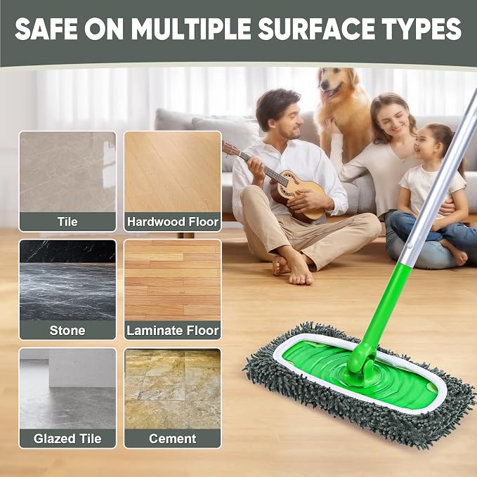 6-Pack Reusable Microfiber Mop Pads Compatible - Image 6