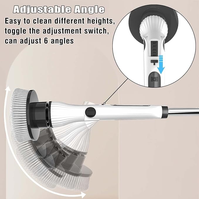 Electric Spin Scrubber, 8 in 1 Electric Cleaning Brush, Cordless Rechargeable - Image 6