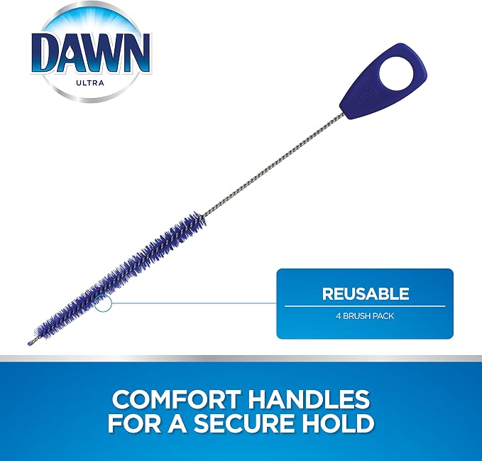 Dawn Straw Cleaning Brush for Reusable Straws, 4 pack - Image 5