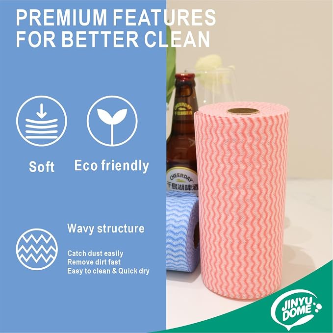 Handi Wipes Reusable Cloth Disposable Cleaning Cloth Kitchen Dish Cloth Dish - Image 7