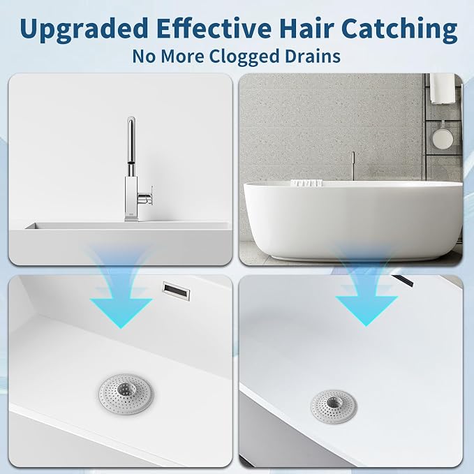 Bathtub Drain Hair Catcher, Tub Shower Drain Hair Trap/Strainer - Image 6